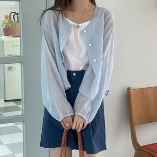 [SET] Blouse + Sleeveless Set