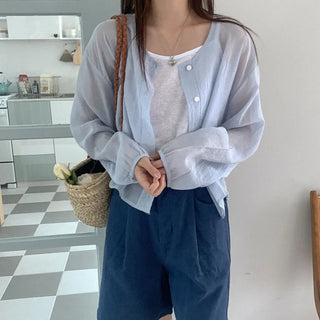 [SET] Blouse + Sleeveless Set