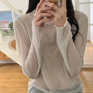 Puff knit cardigan