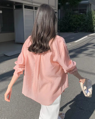 Silky sheer shirt