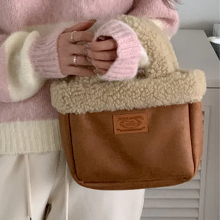 Sheepskin tote bag (2c)