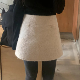 Write Boucle Mini Skirt