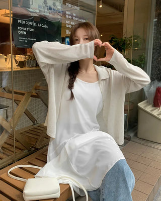Summer color cardigan