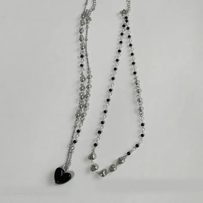 Six Heart Necklace