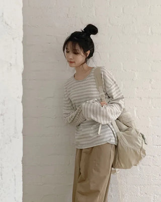 Slim striped knit