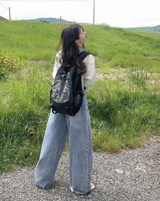 Daily Cover One-Pleat Denim Pants