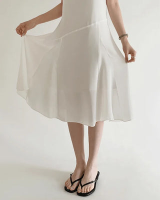 See-through camisole dress