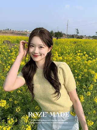 Bagel Puff Short-Sleeve Knit (3 colors)