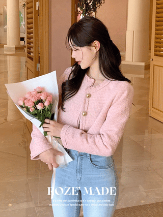 French tweed jacket (6 colors)