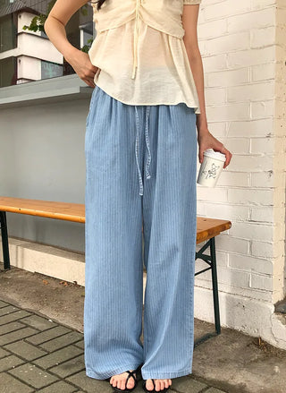 Dain Banding Stripe Border Pants, 2 colors!