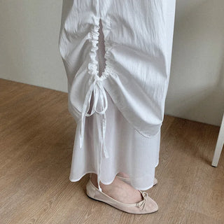 String Layered Long Skirt