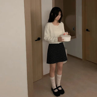 Long-sleeved puff cardigan