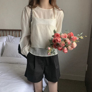 Bustier blouse set