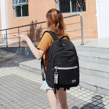 [Keychain Set] Eiden Mesh Pocket Casual Backpack (4 colors)