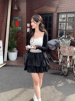 Lace sleeveless top (2 colors)
