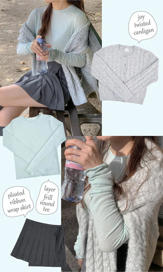 Frilled round innerwear