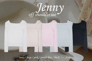 5 colors - Lovely off-shoulder