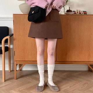 Mini skirt with pockets