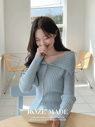 Sailor collar cardigan (6 colors)