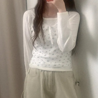 Flower lace ribbon sleeveless