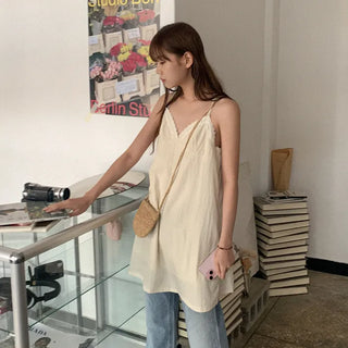 Lace tunic mini dress
