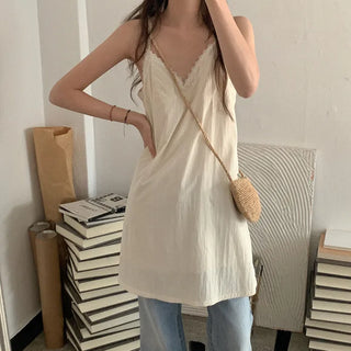 Lace tunic mini dress