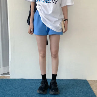 Cotton elastic shorts