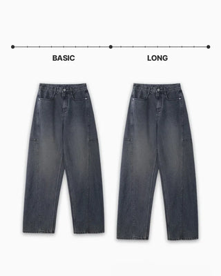 Premium Slit Denim Pants