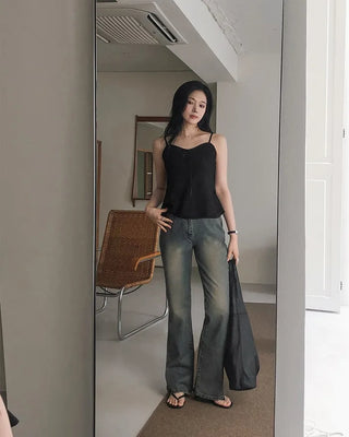 Layered sleeveless blouse