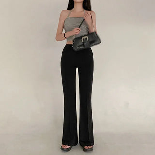 Y2K Summer Ribbon Halter Neck Cropped Layered Sleeveless