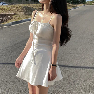 Summer Layered Bustier Mini Ribbon Rib