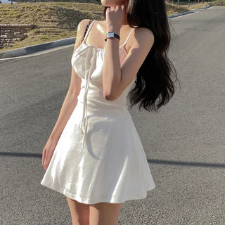 Summer Layered Bustier Mini Ribbon Rib