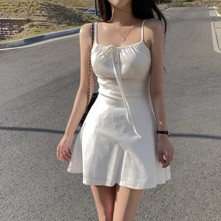 Summer Layered Bustier Mini Ribbon Rib