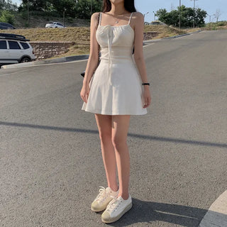 Summer Layered Bustier Mini Ribbon Rib