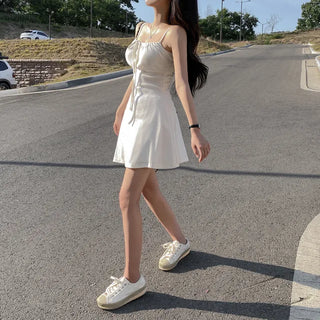 Summer Layered Bustier Mini Ribbon Rib