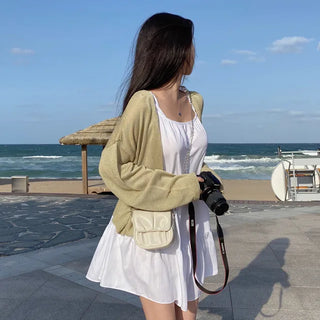 Sleeveless bustier mini tiered white dress