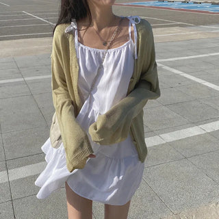 Sleeveless bustier mini tiered white dress