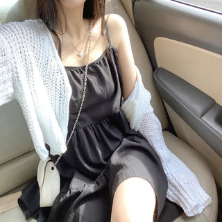Sleeveless bustier mini tiered white dress