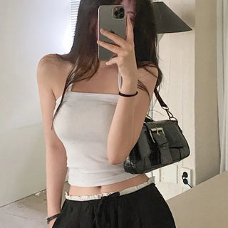 2-Way Silver Mini Leather Cross Shoulder Bag