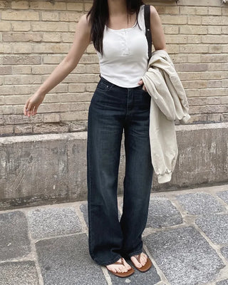 (basic/long) Summer denim pants - 3 colors