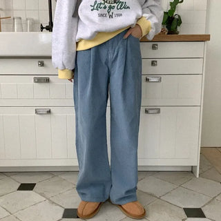 Corduroy Heart Pants