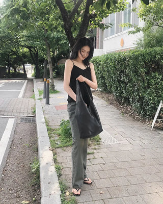 Layered sleeveless blouse