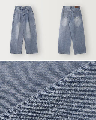 Daily Cover One-Pleat Denim Pants