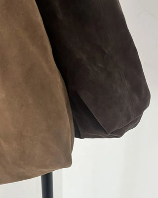 Suede shoulder bag