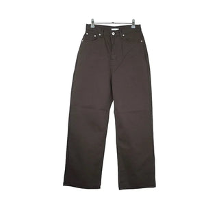 Washed cotton pants