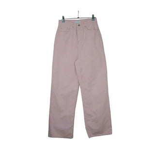 Washed cotton pants