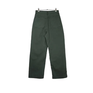 Washed cotton pants