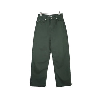 Washed cotton pants