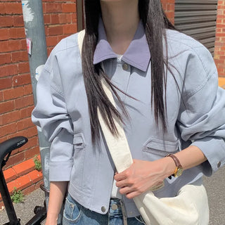 Two-tone daily jacket
