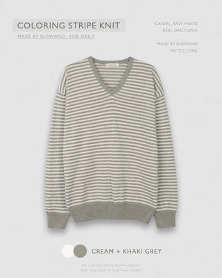 Striped sweatshirt knit - 2 colors